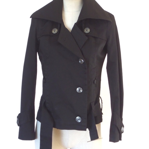 MODSTROM Black Jacket SZ XS Lightly Used Cotton Made in Italy - Picture 1 of 13